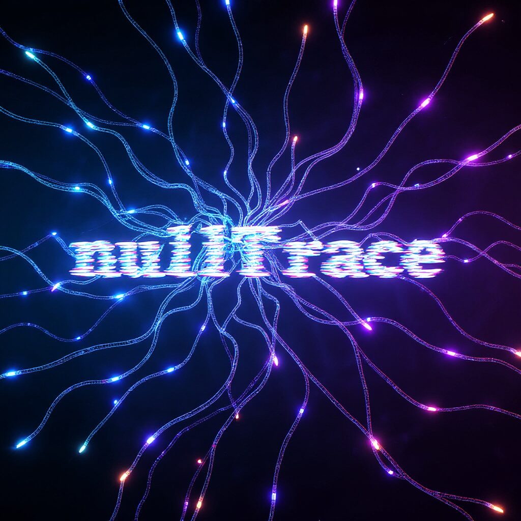 nullTrace stock image - brain tendrils lighting up