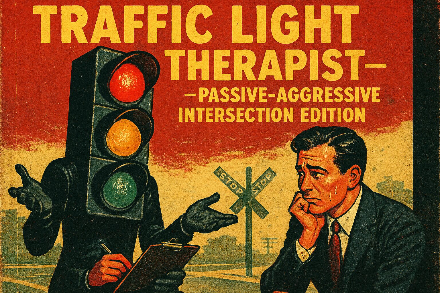 Traffic Light Therapist — Passive‑Aggressive Intersection Edition