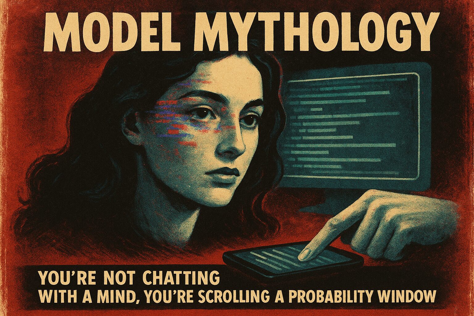 Model Mythology — You’re Not Chatting with a Mind, You’re Scrolling a Probability Window