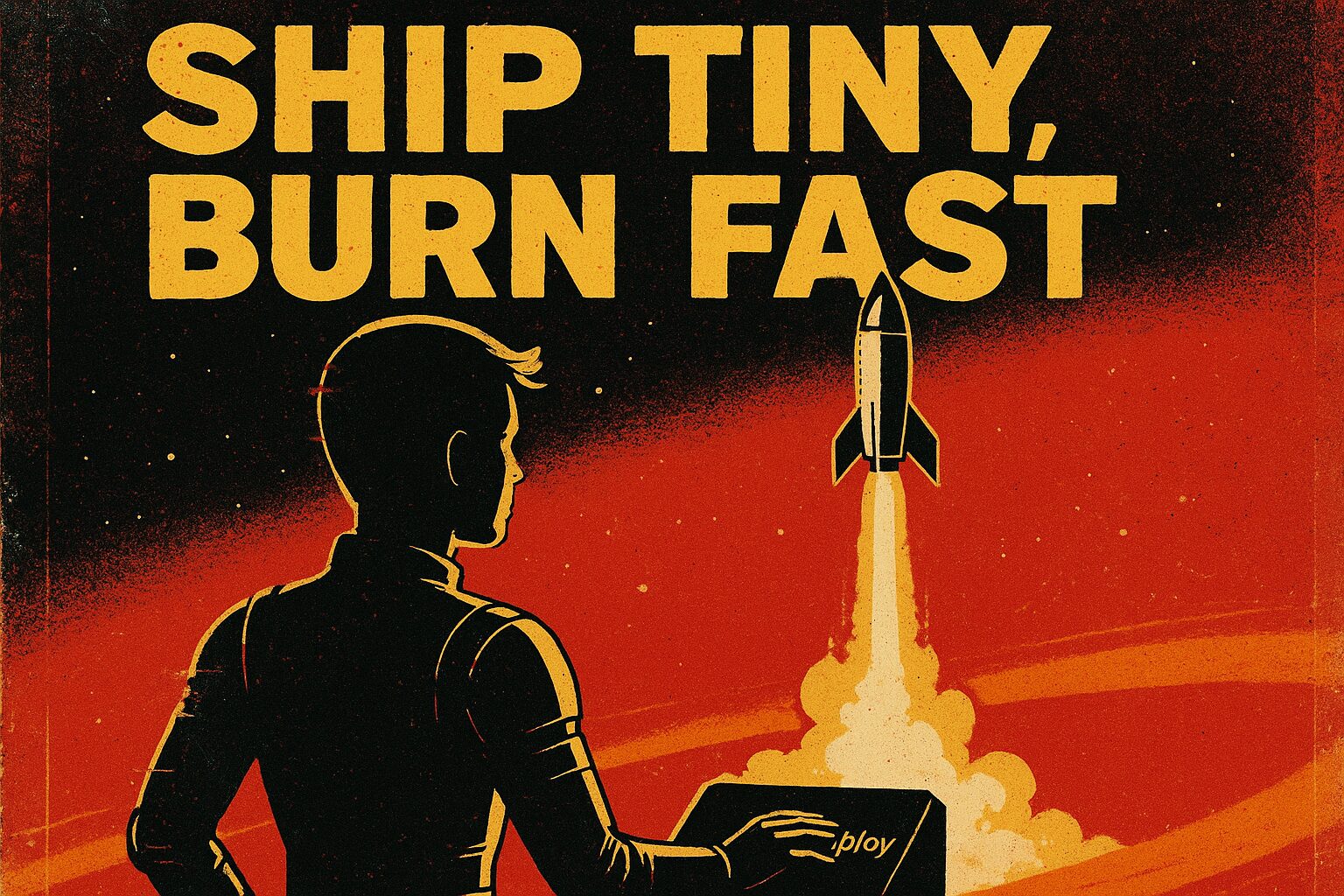 Ship tiny, burn fast