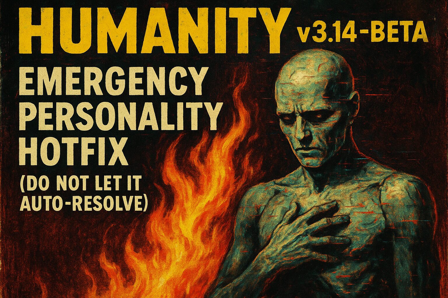 Humanity v3.14-Beta — Emergency Personality Hotfix (Do Not Let It Auto-Resolve)