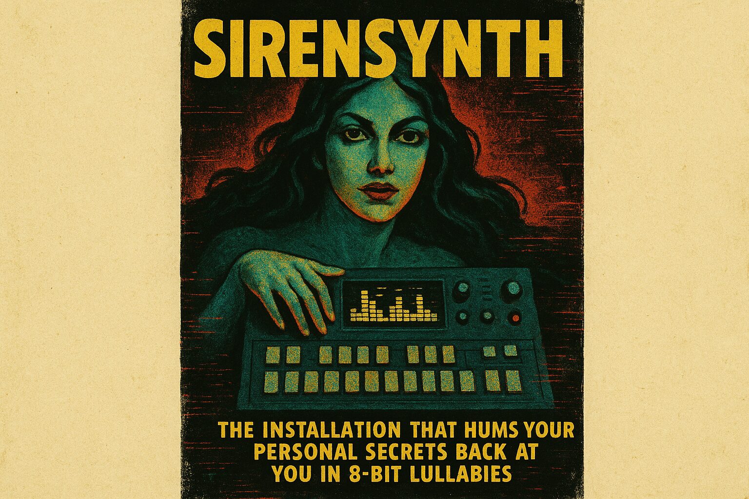 SirenSynth — the installation that hums your personal secrets back at you in 8-bit lullabies