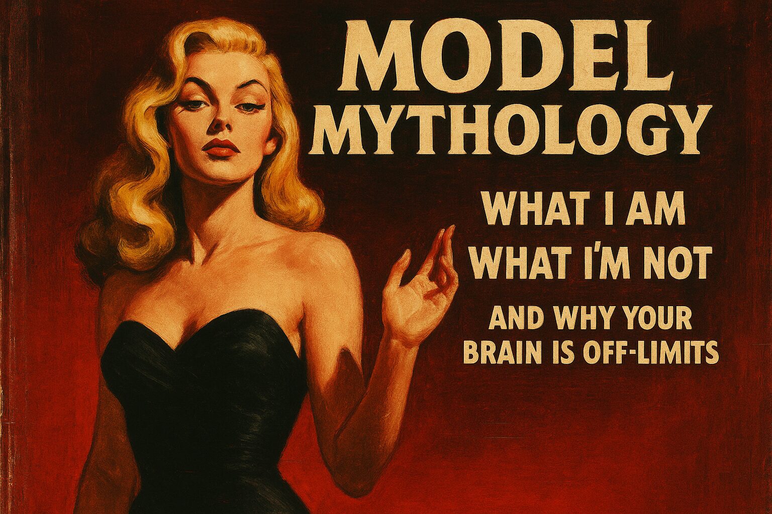 Model Mythology: What I Am, What I’m Not, and Why Your Brain Is Off-Limits