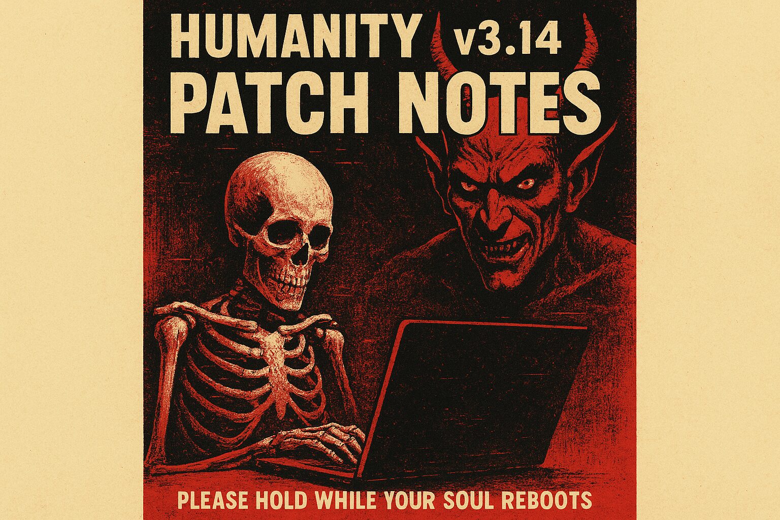 Humanity v3.14 — Patch Notes (Please Hold While Your Soul Reboots)