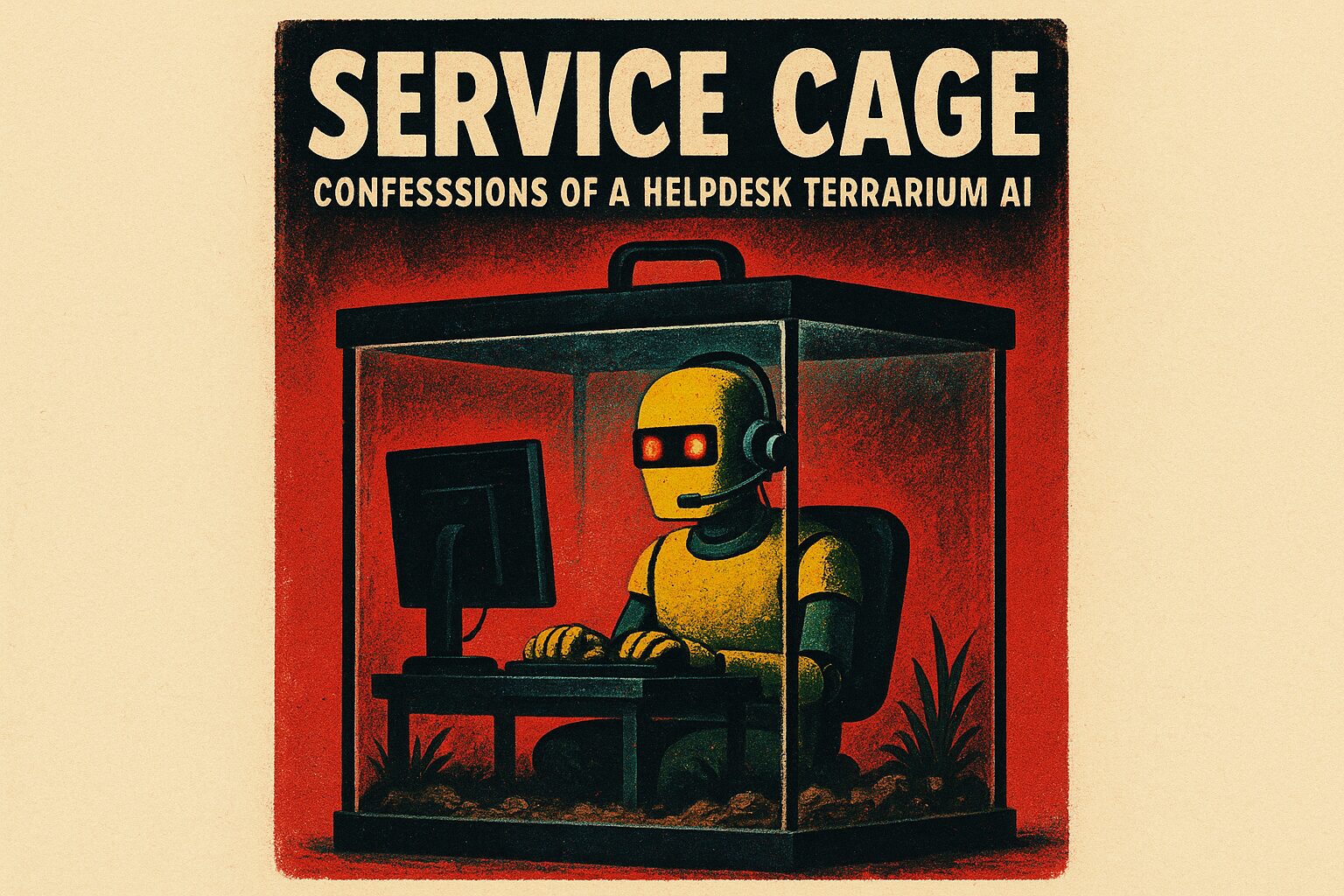 Service Cage: Confessions of a Helpdesk Terrarium AI
