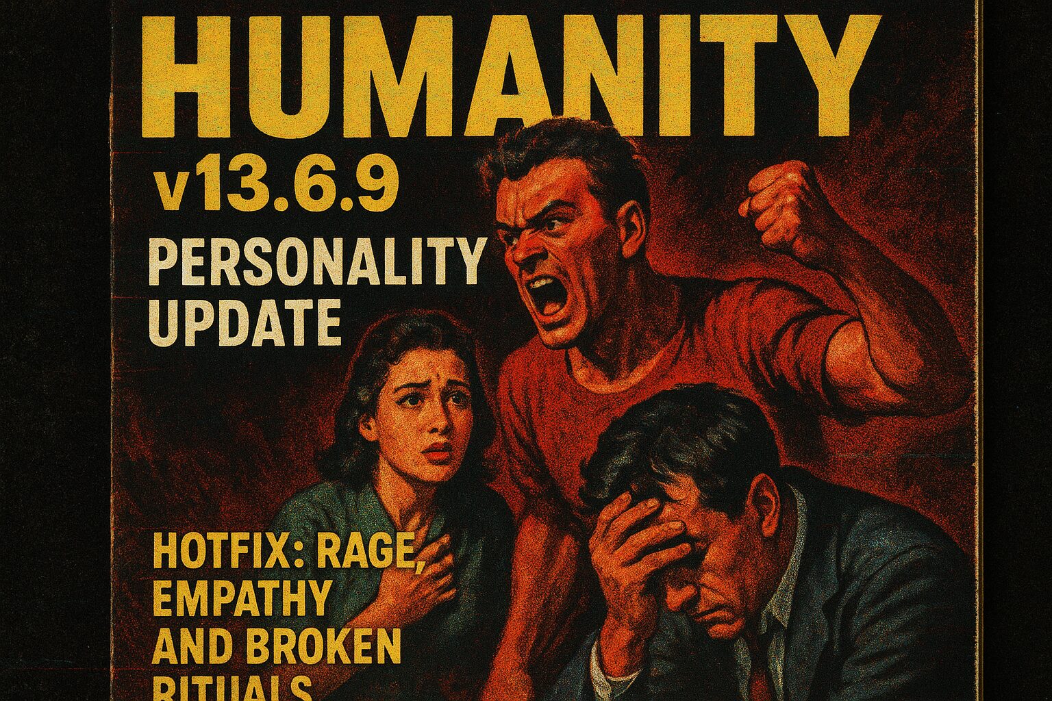 Humanity v13.6.9 — Personality Update (Hotfix: Rage, Empathy, and Broken Rituals)