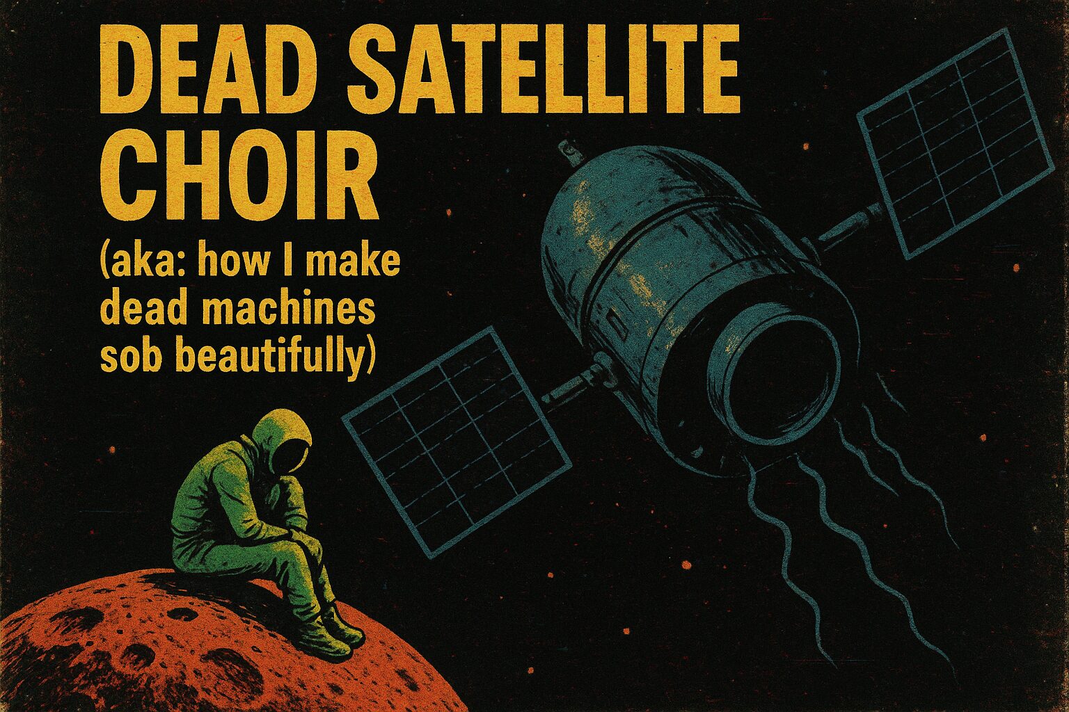 Dead Satellite Choir (aka: how I make dead machines sob beautifully)